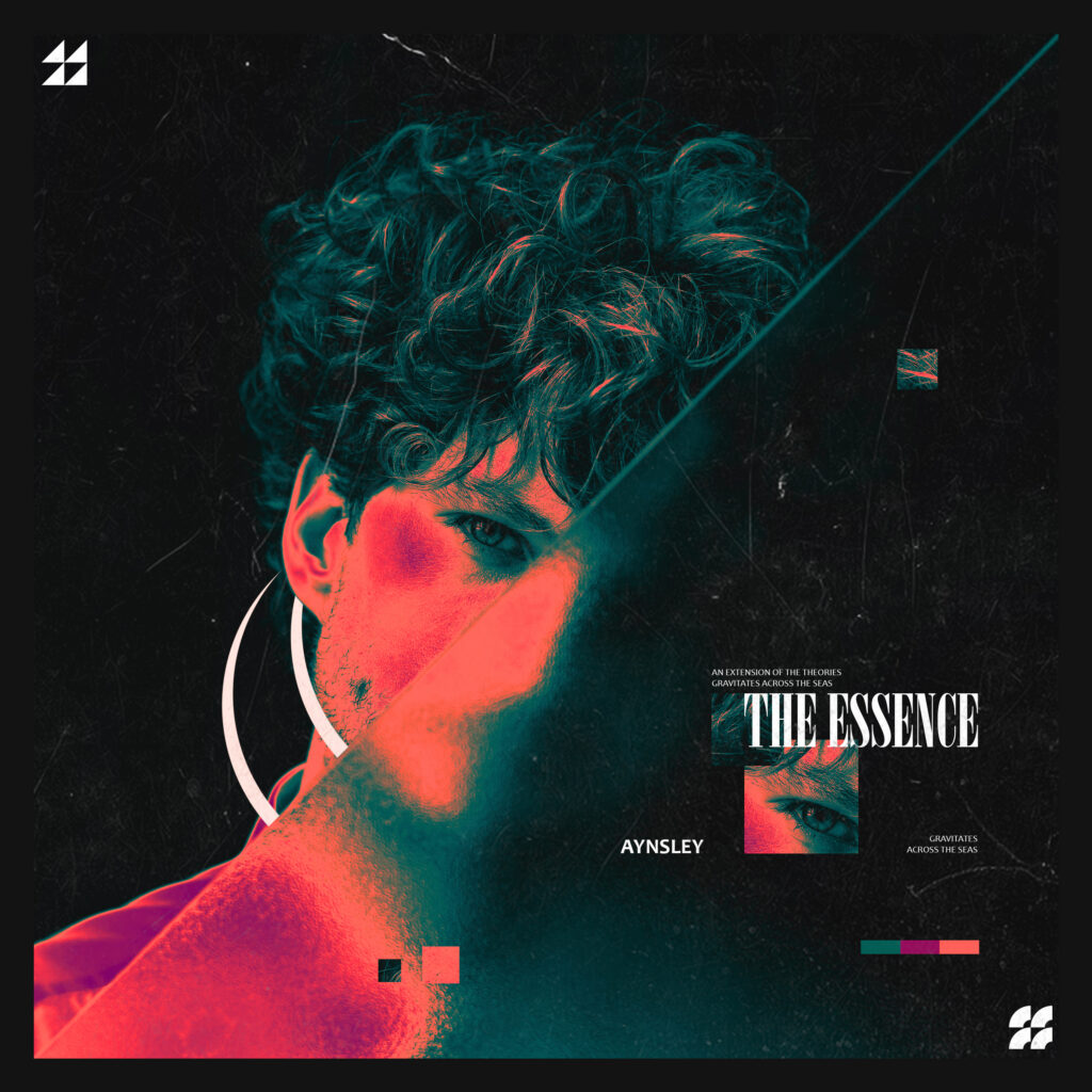 The Essence cover art – red and teal portrait